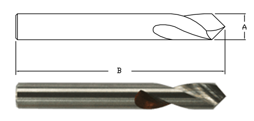 Carbide NC Spot Drills